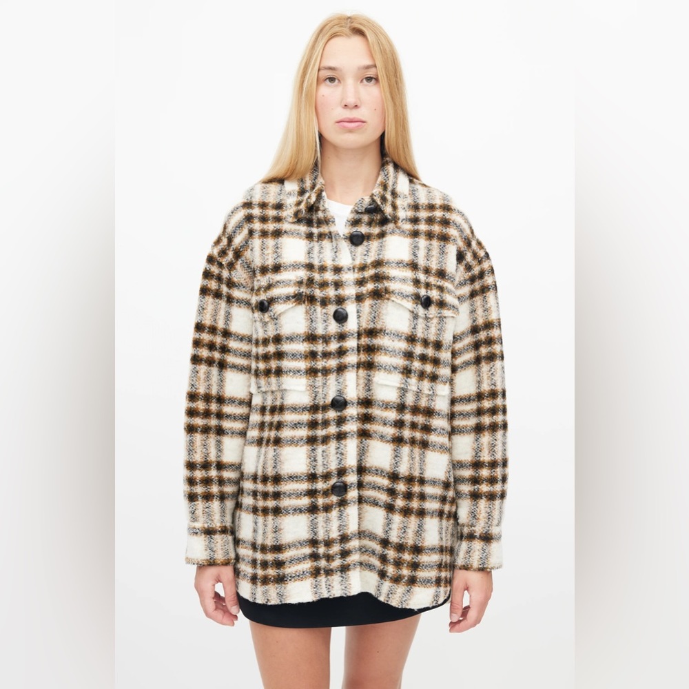 Isabel Marant ETOILE cream& brown jacket